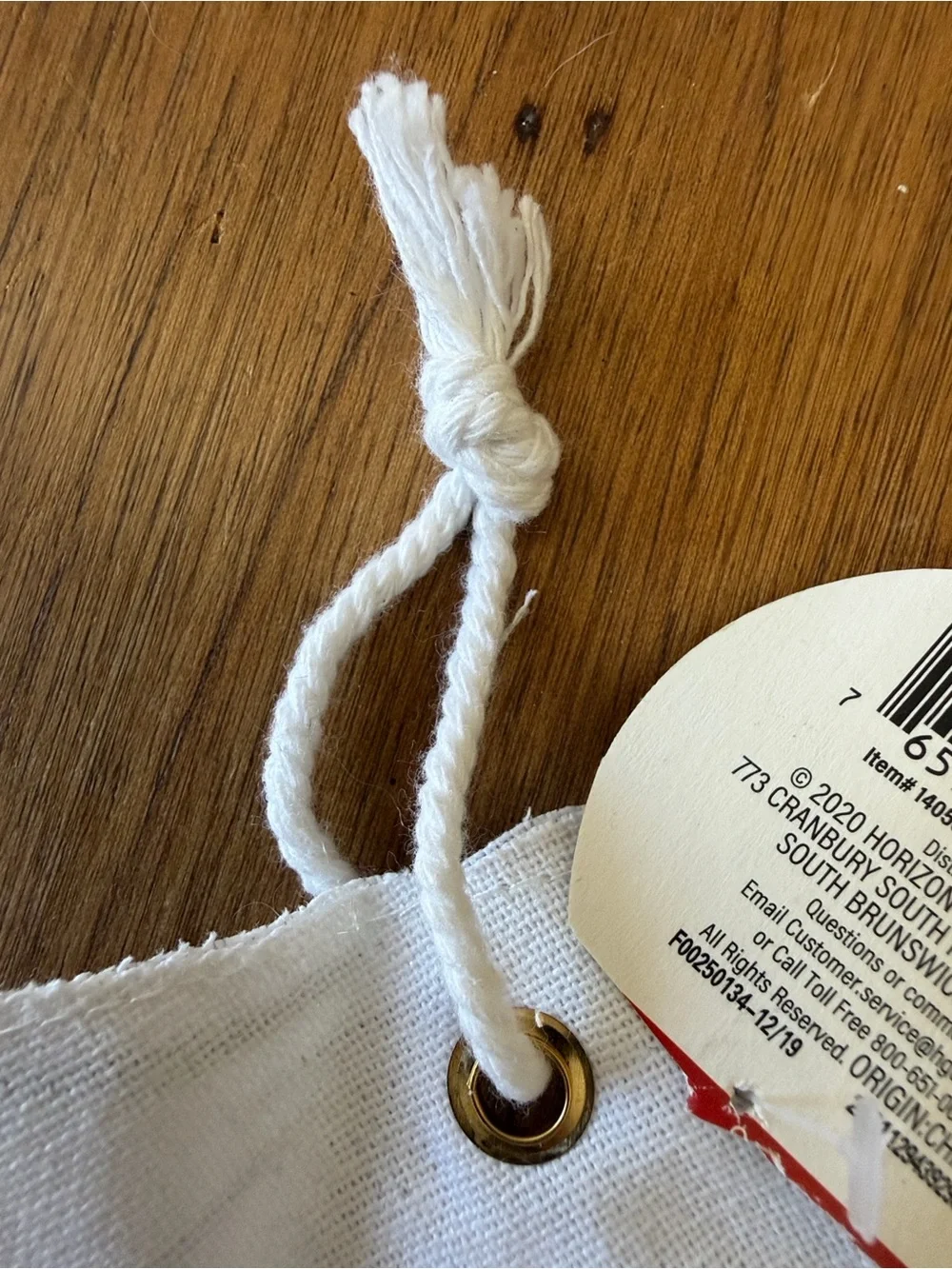 White Fabric Bunny Sachet - Neutral Decorative Accent canvas hanger
